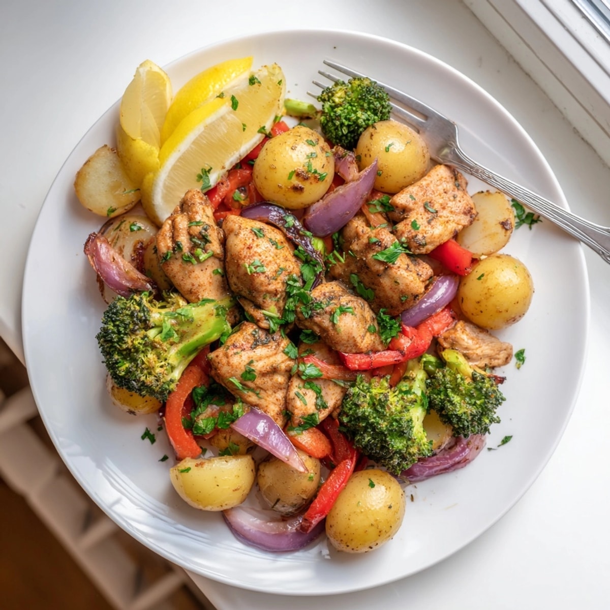 Savory Lazy Gourmet Chicken Vegetable recipe, a flavorful one-pot meal cooked in an Instant Pot.