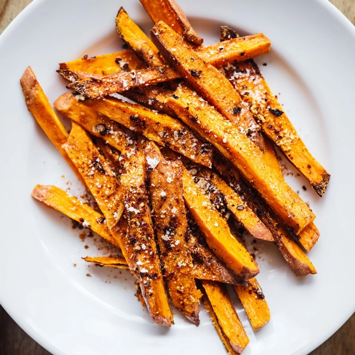 Crispy Oven Baked Sweet Potatoes