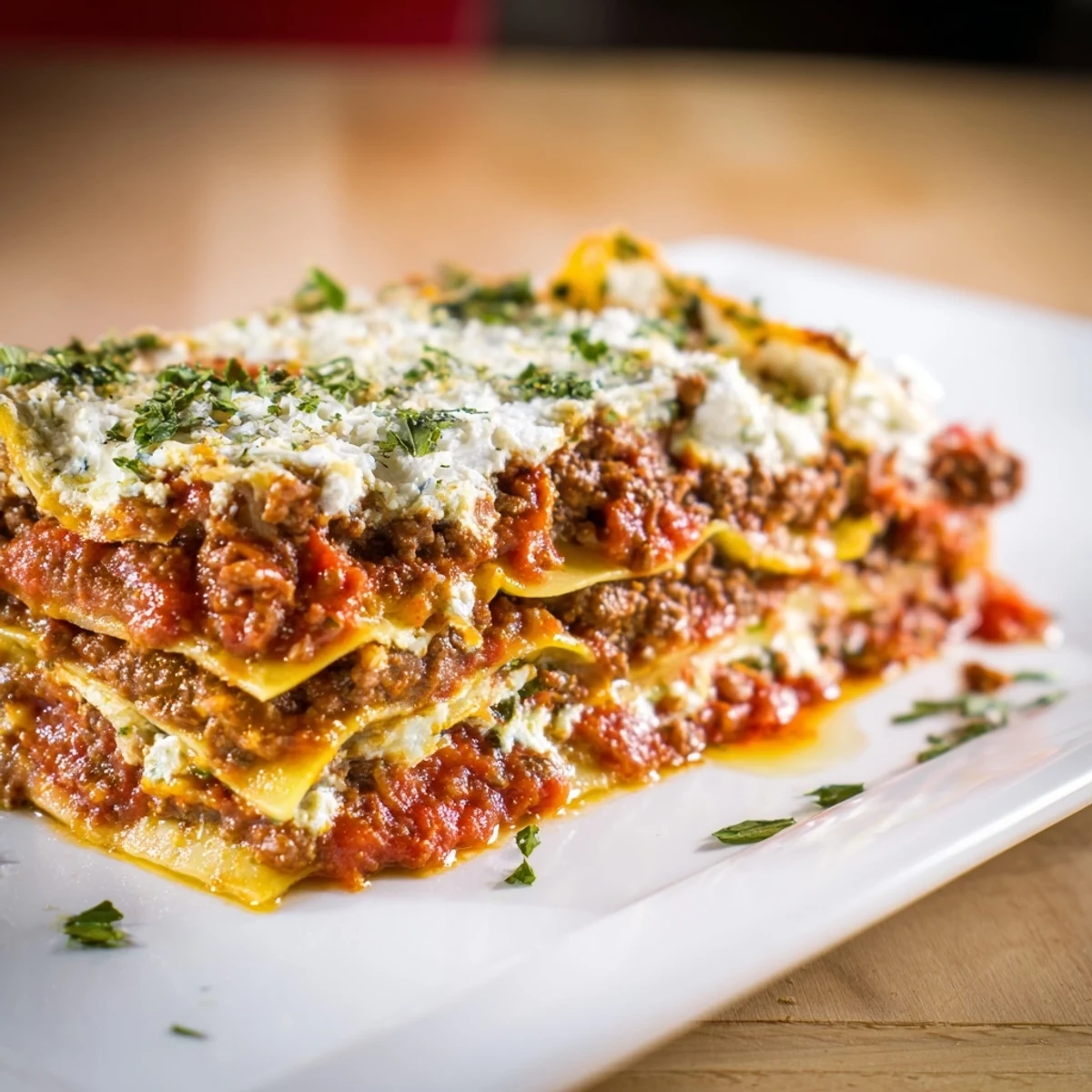 Classic Beef Lasagna Ricotta