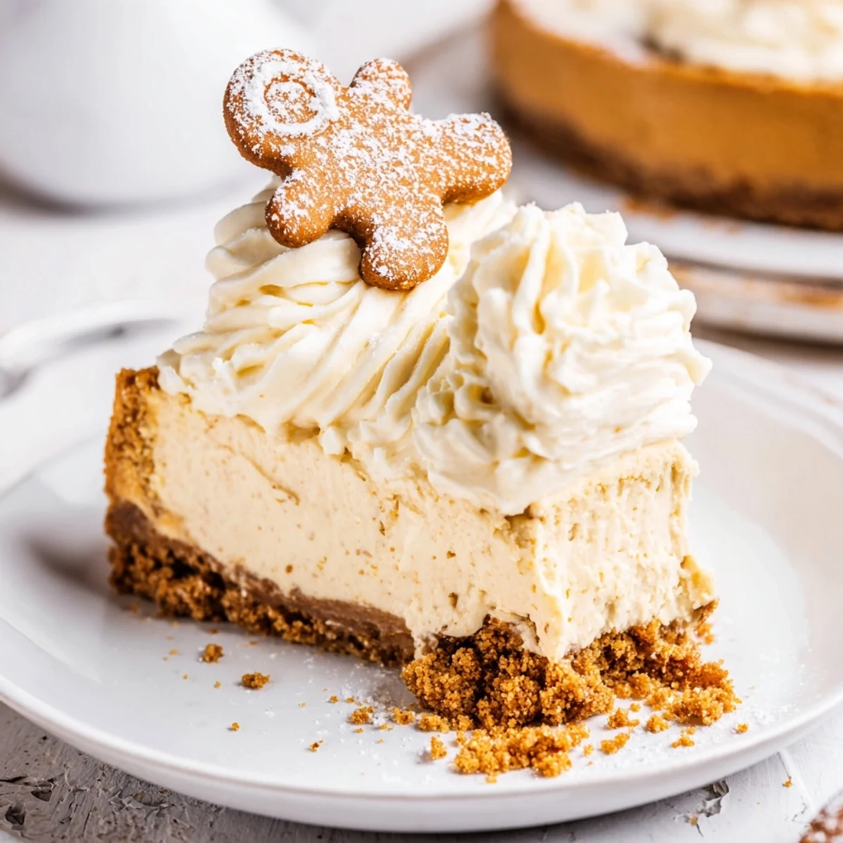 Gingerbread Cheesecake Spiced Crust