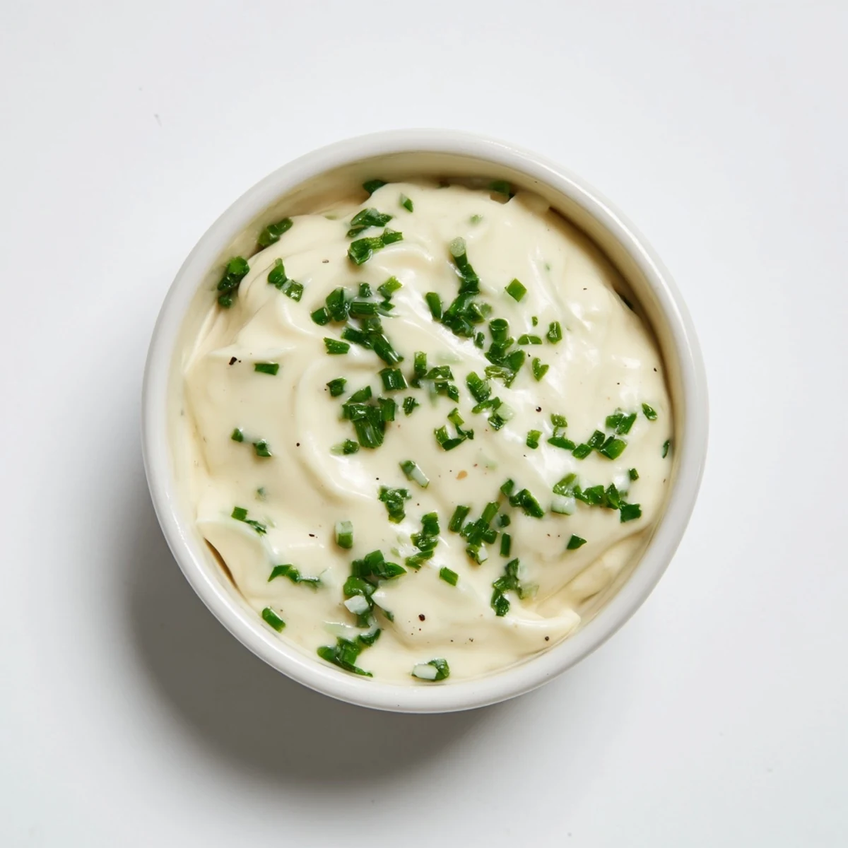 Bright, creamy dressing, ready to drizzle over a fresh salad, with the creamy dressing recipe.