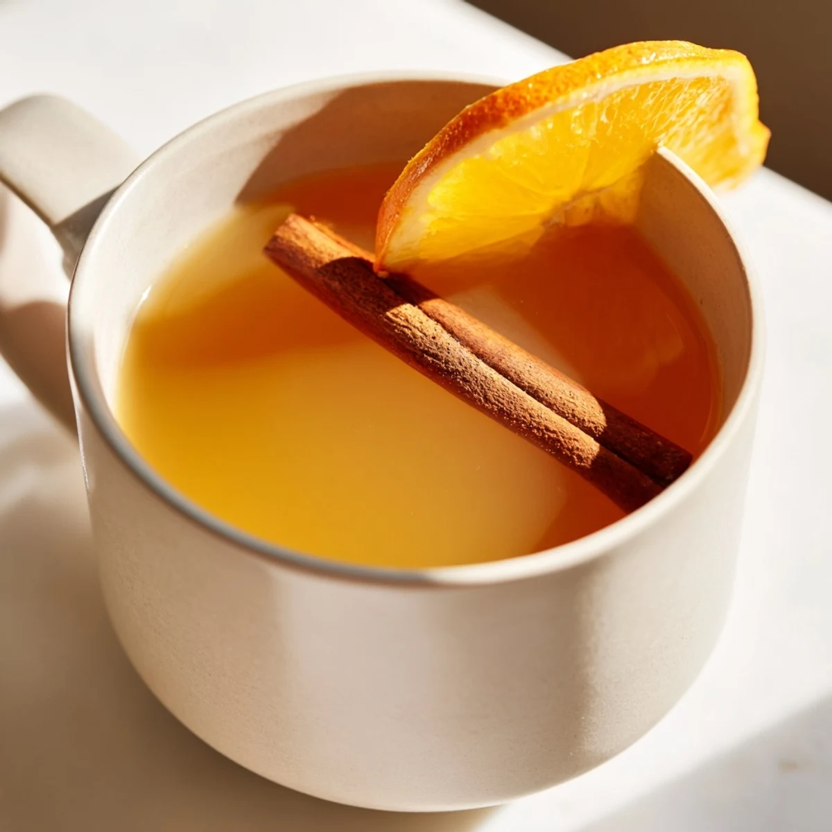 Warm, flavorful cider spiced apple cider simmering with whole spices, ready to enjoy.