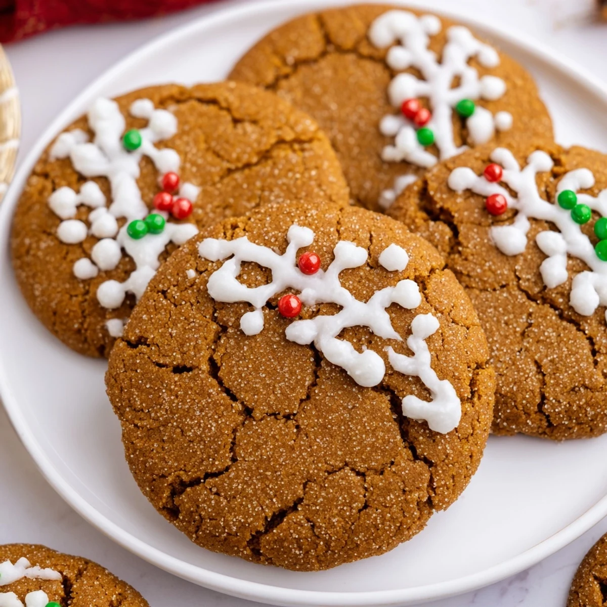 Classic gingerbread cookies spiced