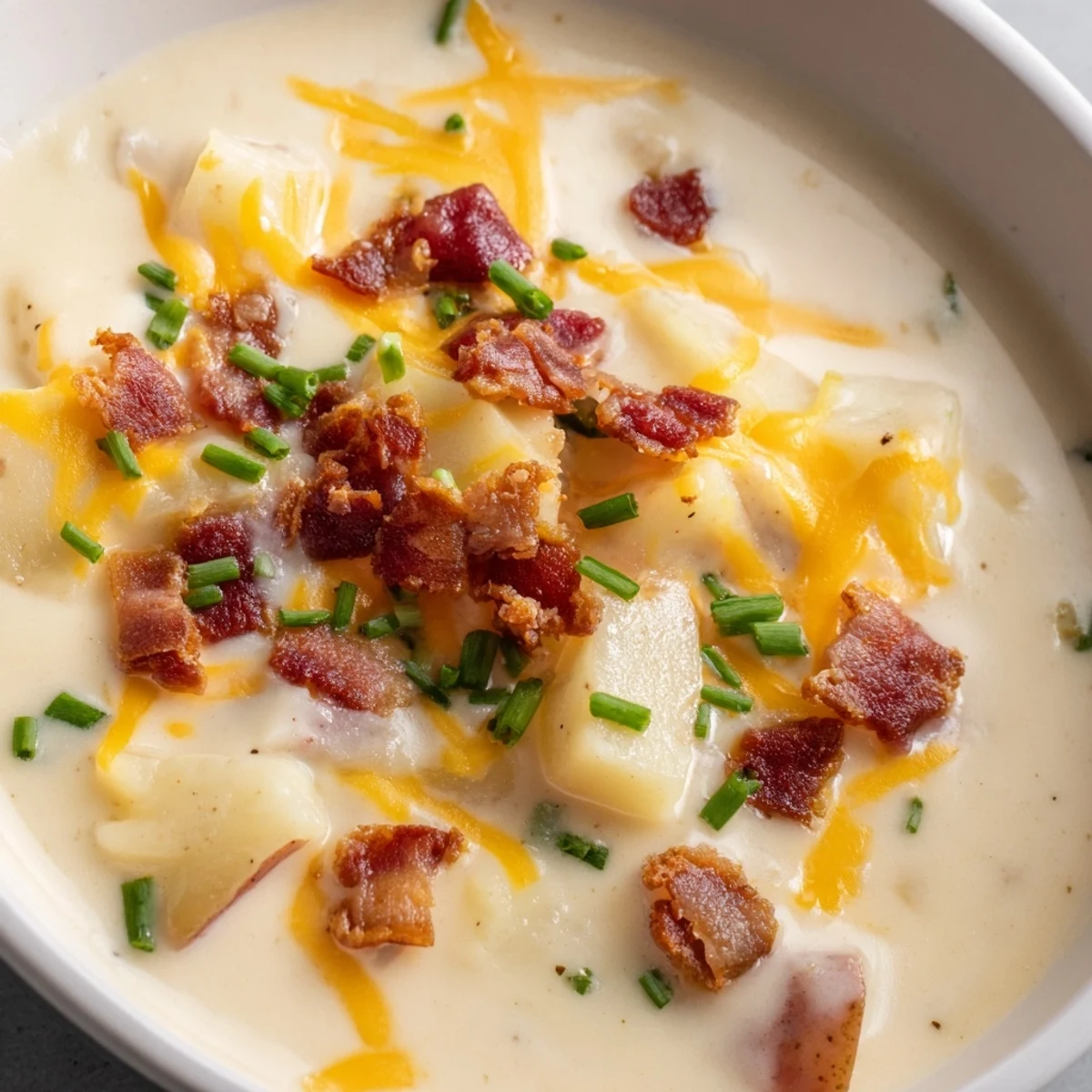Creamy Potato Cheese Bacon