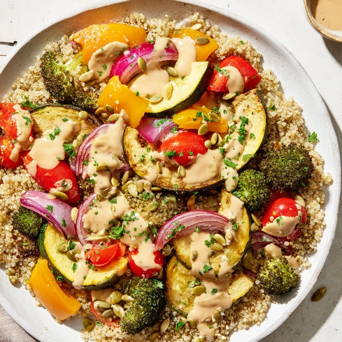 Roasted Vegetable Quinoa Bowl