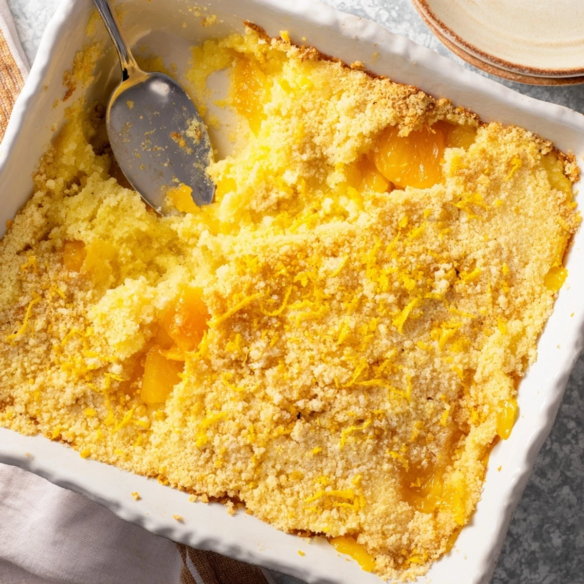 Citrus Lemon Dump Cake