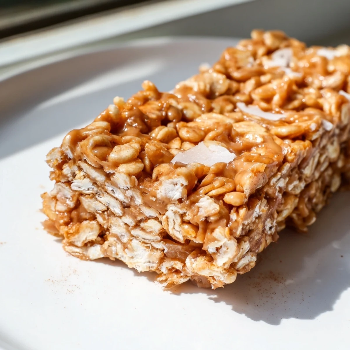 No Bake Apple Peanut Butter Granola Bars