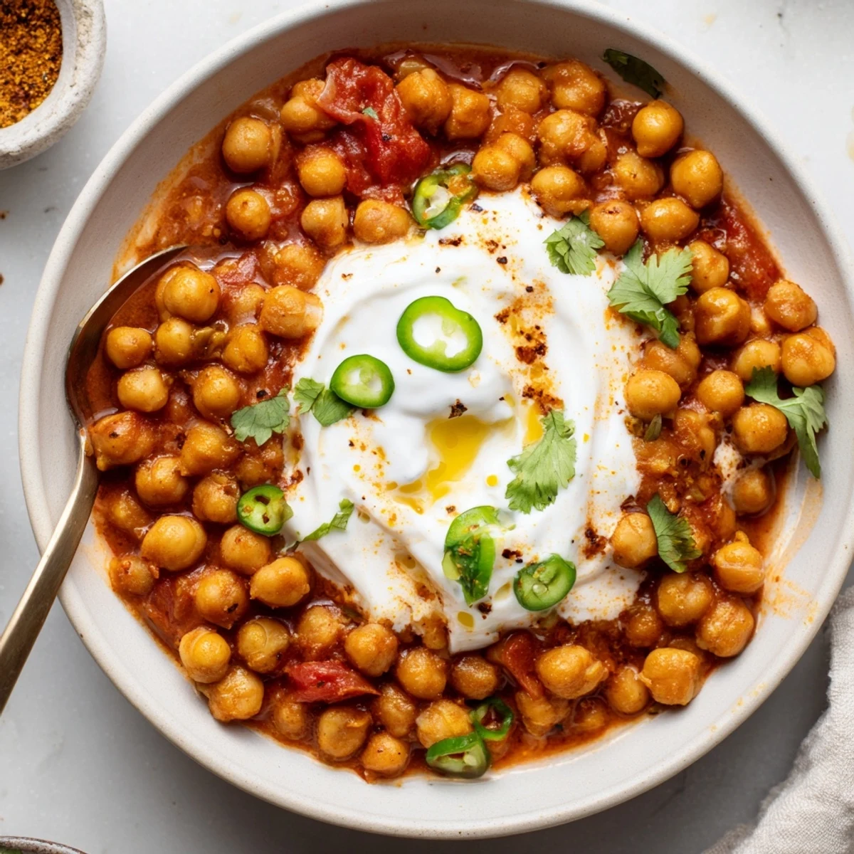 Greek Yogurt Chickpea Curry