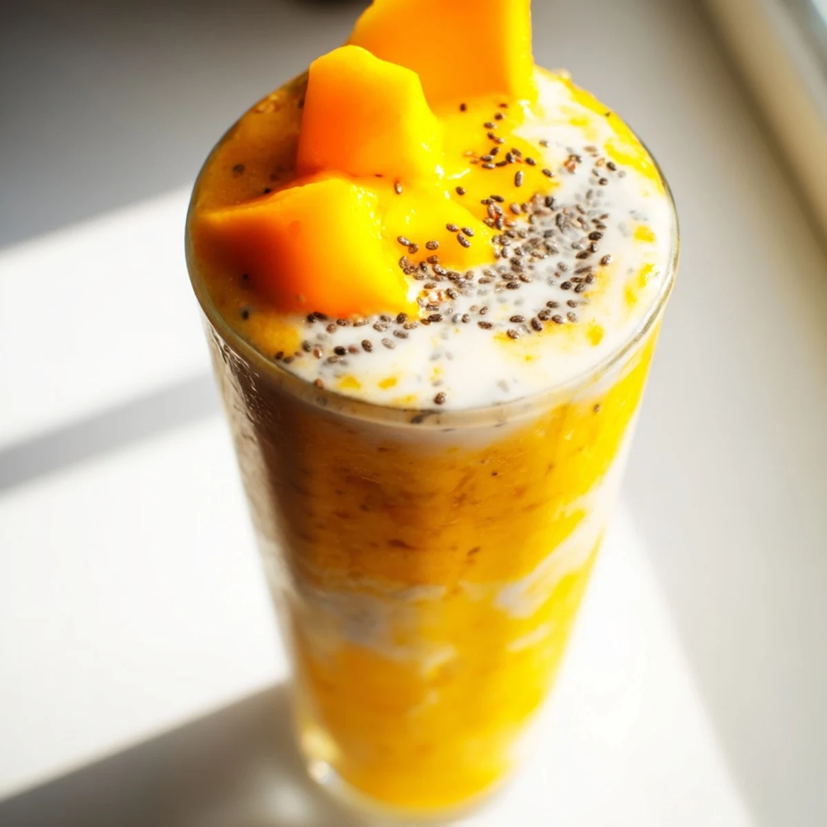 Tropical Sunrise Protein Smoothie