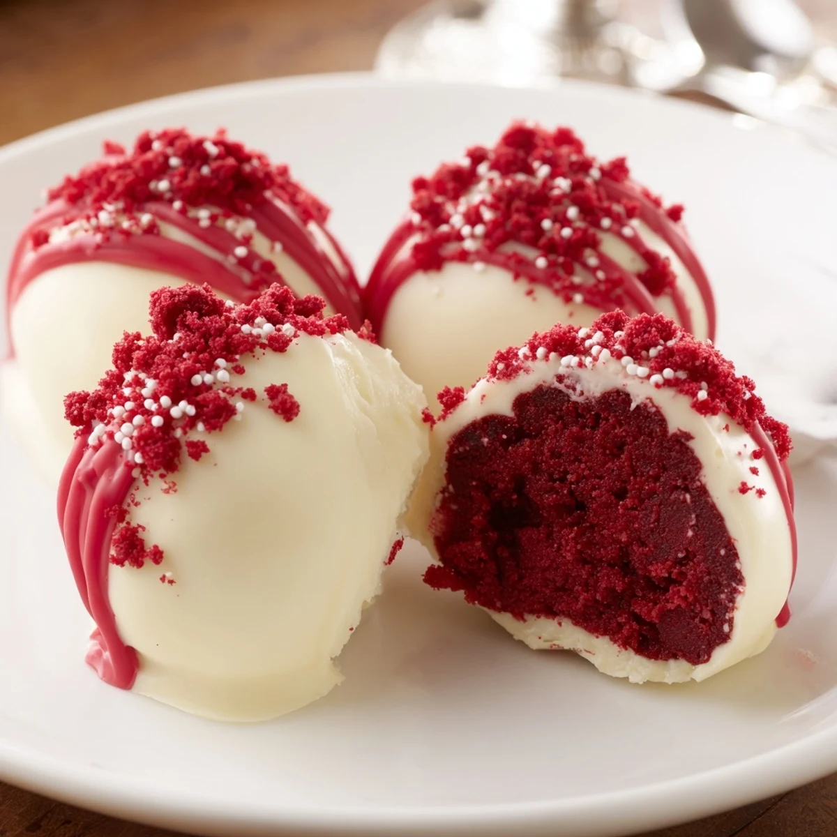 Red Velvet Cheesecake Balls